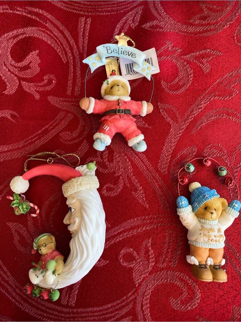 Christmas Cherished Teddies, bundle Retired.